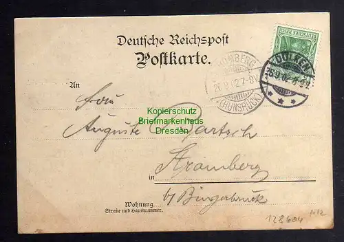 128604 AK Dülken Viersen 1902 Totalansicht mit Kirche