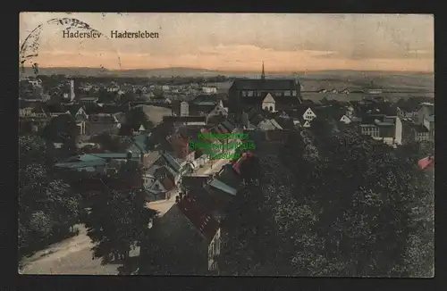 134911 AK Haderslev Hadersleben Panorama 1912 Nordschleswig