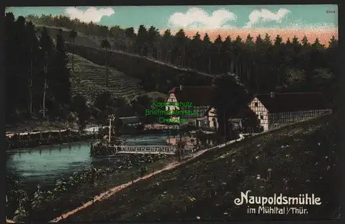 149436 AK Naupoldsmühle im Mühltal Thür. 1910