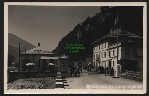 149414 AK Brennergrenze Fotokarte um 1930