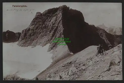 149408 AK Parseierspitze nördliche Kalkalpen Tirol Fotokarte 1906