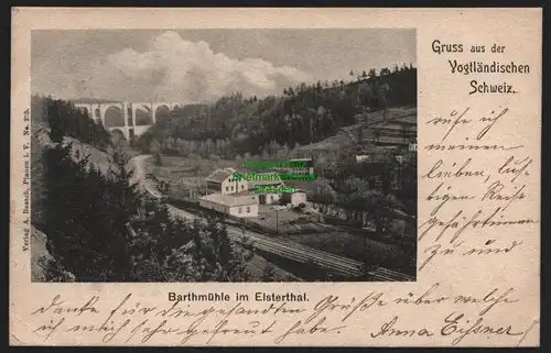 149407 AK Vogtländische Schweiz Barthmühle Elstertal 1902