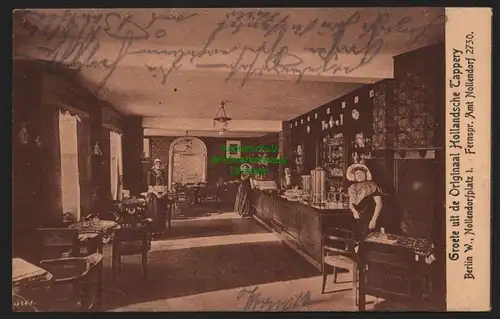 149383 AK Berlin Nollendorfplatz 1 Hollandsche Tappery 1915 Rotes Kreuz Lazarett