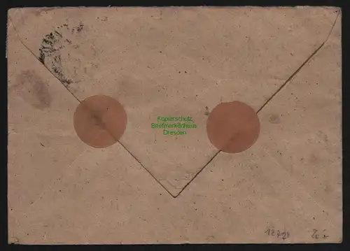 B12724 SBZ Währungsreform 1948 Zehnfach Frankatur Bertkow über Goldbeck Stendal