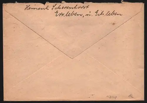 B13578 Brief SBZ Währungsreform 1948 Zehnfach Frankatur Erxleben