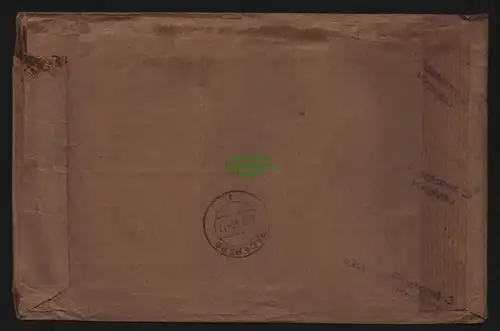 B12764 Brief Krakau 1943 Einschreiben Versandstelle nach Radeberg
