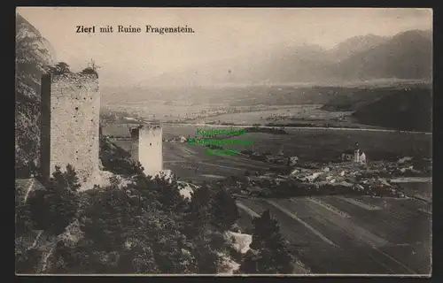 149561 AK Zirl Burgruine Fragenstein Österreich um 1910