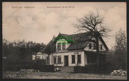149509 AK Hasbruch Niedersachsen Sommerfrische Restaurant 1907