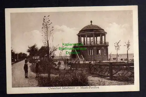 132140 AK Scharbeutz Musik Pavillon um 1925