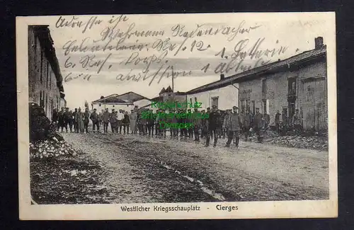 132034 AK Cierges 1915 Westlicher Kriegsschauplatz 1915 Feldartillerie