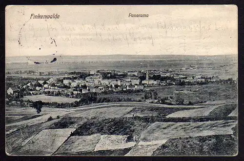 65740 AK Zdroje Finkenwalde Stettin Panorama 1914