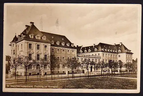 66104 AK Freiburg Breisgau St. Josephskrankenhaus 1937