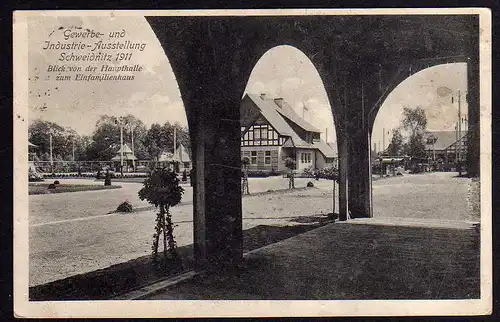 65664 AK Schweidnitz 1911 Industrie Ausstellung Swidnica