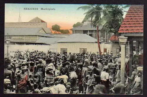 65450 AK Sekondi Takoradi Marktplatz Goldküste Ghana