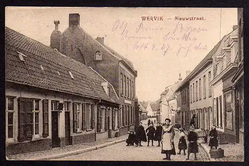 65030 AK Wervik Nieuwstraat. 1916 Wervicq