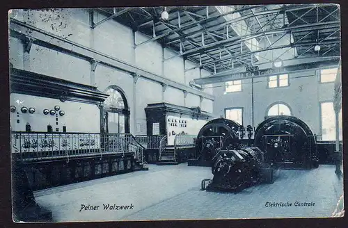 65060 AK Peiner Walzwerk Elektrische Zentrale 1906