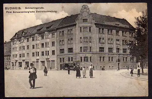 65191 AK Ceské Budejovice Budweis Zentralbuchhaltung 1915 Schmerlingstraße ungel