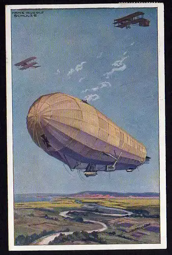 64952 AK Deutscher Luftflotten Verein 1917 Zeppelin