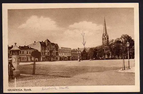 64570 AK Kruszwica Rynek Kruschwitz Markt 1939