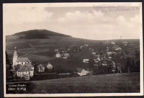 64571 AK Sommerfrische Ober Wittig bei Kratzau Chrastava Horní Vítkov