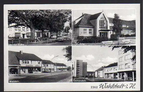 63711 AK 2362 Wahlstedt Ostlandstr. Edeka Waldstr. Gasthof zur Eiche 1968
