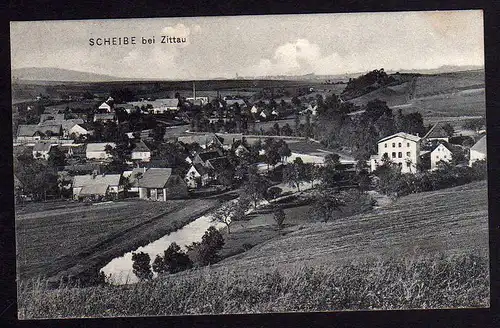 64066 AK Scheibe bei Zittau 1906