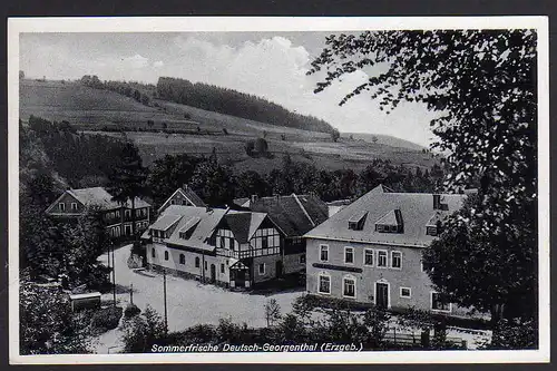 64051 AK Deutsch Georgenthal Erzgebirge Jiretin pod Jedlovou um 1930