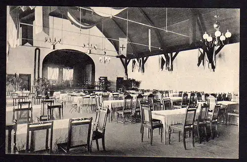 63466 AK Wennigsen a. Deister Konzertsaal im Bahnhofs Hotel H. Petersen 1908