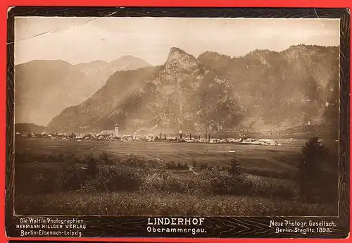 62890 AK Linderhof Oberammergau 1898