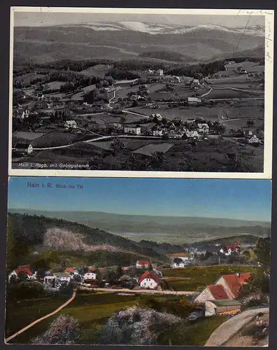 62801 2 AK Hain Riesengebirge 1939 und um 1920