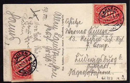 62223 AK Schmannewitz bei Dahlen 1923 Infla 400 Mark