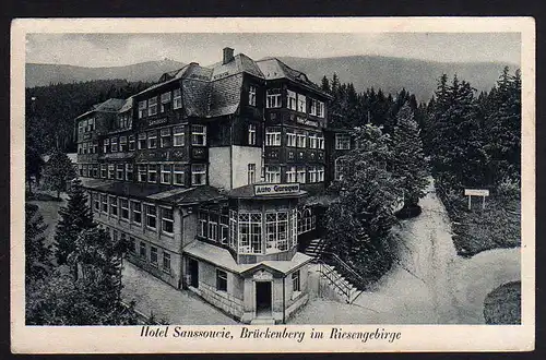 62215 AK Brückenberg Riesengebirge Hotel Sanssoucie