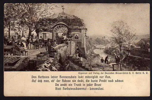 61892 AK Dresden 1911 Dt. Brauer Union Hygiene Ausstellung 1911