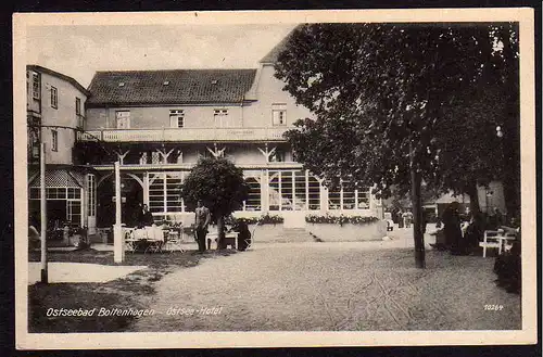 49863 AK Ostseebad Boltenhagen Ostsee Hotel Innenhof um 1925