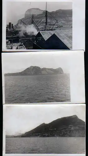 47285 3 AK Gibraltar Fotokarten um 1930