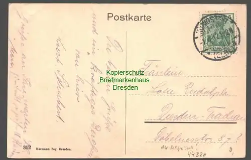 44320 AK Sächsische Schweiz Amselfall 1912 Restaurant Ansichts Postkarten Verkau