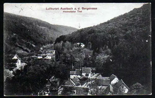 44070 AK Auerbach an der Bergstrasse Hochstädter Thal 1912