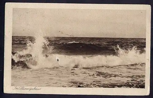 34089 AK Ostseebad Rehwahl in Pommern Sturmgebraus, gelaufen  1927