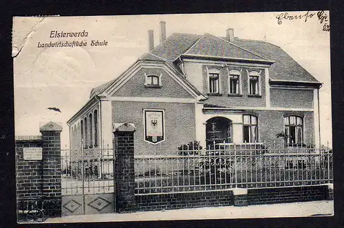 100144 AK Elsterwerda Landwirtschaftliche Schule 1912