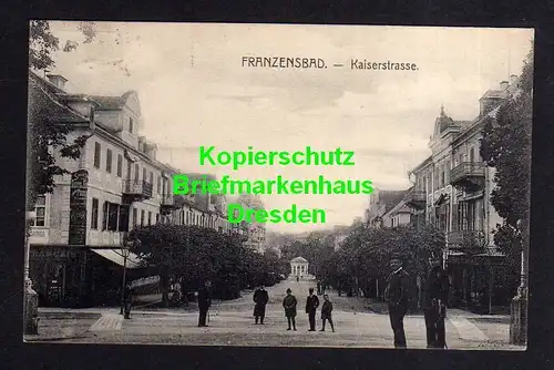 116506 AK Franzensbad Kaiserstrasse 1914