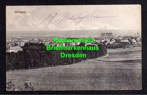 118962 AK Striegau 1923 Panorama Strzegom Schlesien