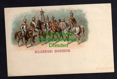 120548 AK Soldaten zu Pferd Millenniumi Banderium Ungarn Türkei Türken Militär