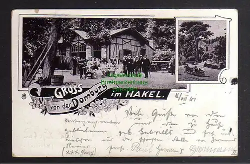 126559 AK Hakel bei Heteborn 1901 Restaurant Domburg