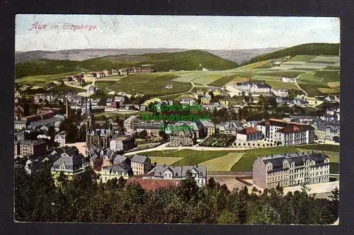128189 AK Aue Sachsen Erzgebirge 1914