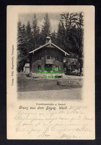 131103 AK Bayr. Wald Forstdiensthütte Rachel 1901