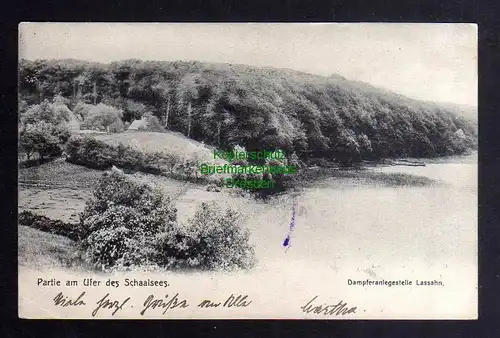 131488 AK Dampferanlegestelle Lassahn Schaalsee Pritzwalk 1906
