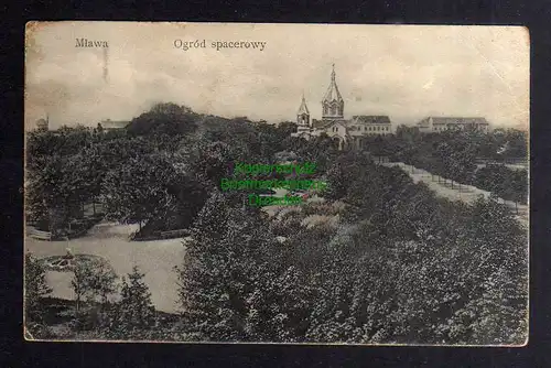 131677 AK Mlawa Panorama um 1915