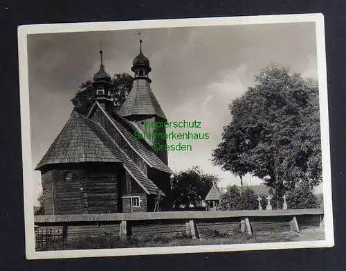 135344 AK Fotokarte Neudorf bei Oppeln 1942 Kirche