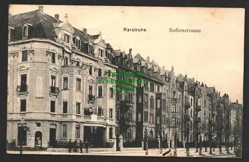 143857 AK Karlsruhe Sofienstrasse 1907