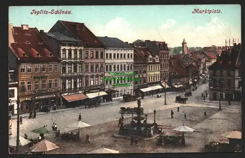 144160 AK Teplitz Teplice Schönau 1912 Gasthaus zum Kaisergruss